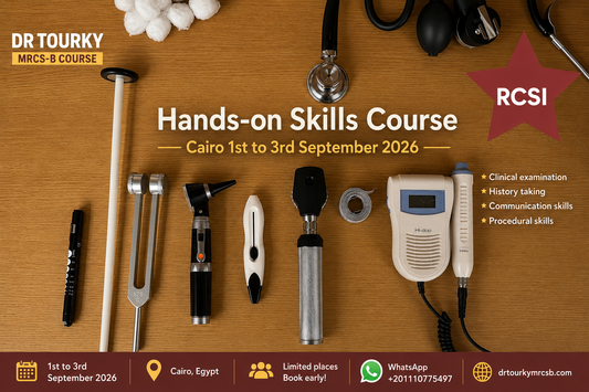 Hands-on Skills Course for Cairo -September RCSI Exam