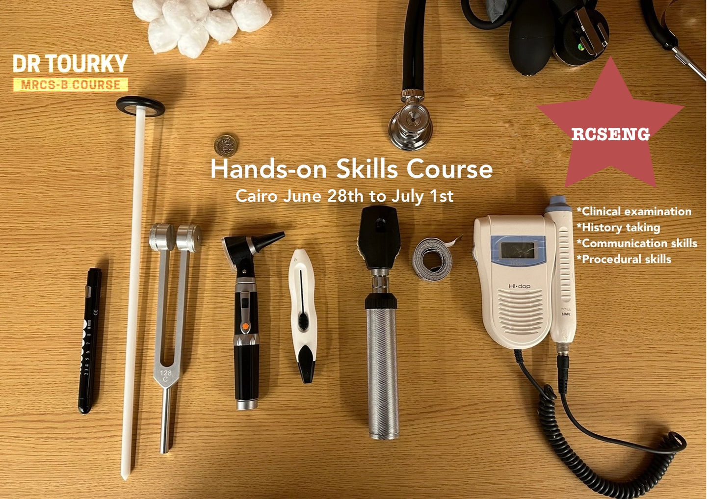 Hands-on Skills Course for Cairo -July RCSENG Exam